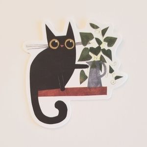10/$10 Cat On Shelf Sticker